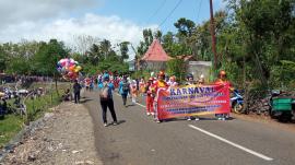 Karnaval Pembangunan HUT Ke-77 di Kapanewon Tanjungsari